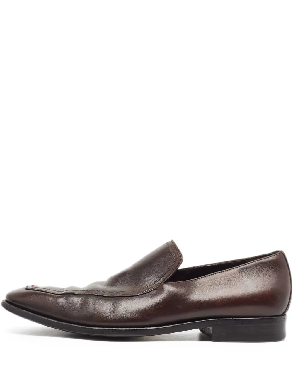 Gucci Pre-Owned leather loafers | Brown | Image 1