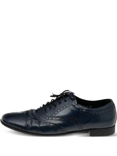 Prada Pre-Owned leather oxford shoes