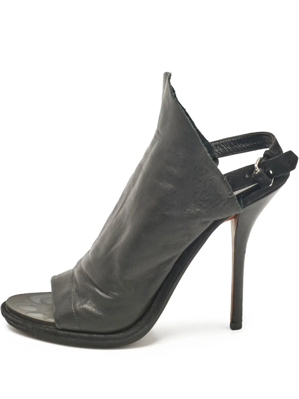 110mm leather mules