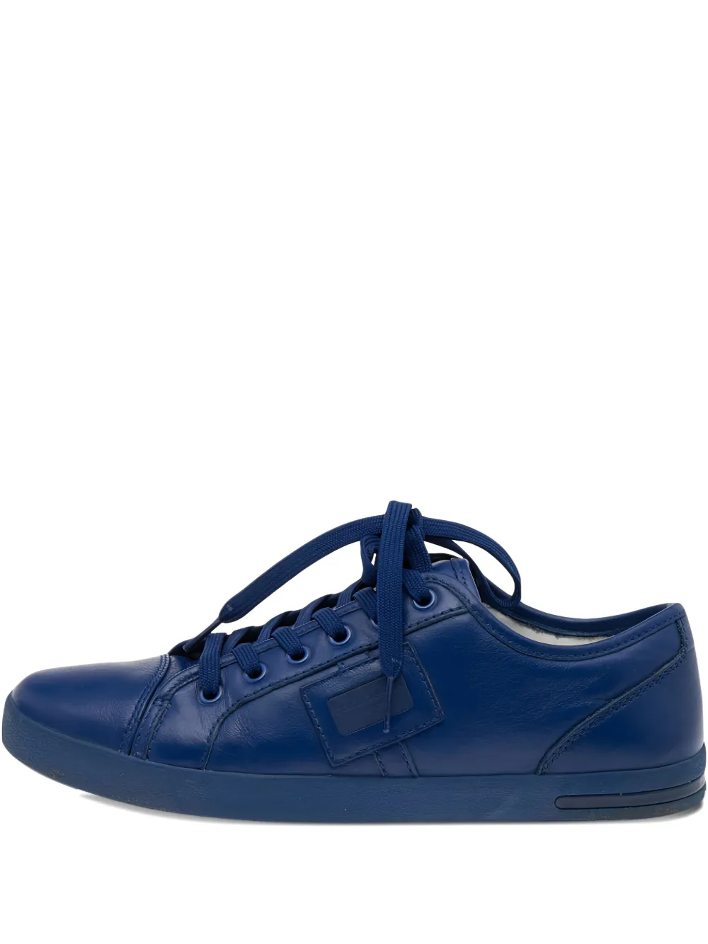 Dolce & Gabbana Pre-Owned zapatillas de piel con cordones | azul | Image 1