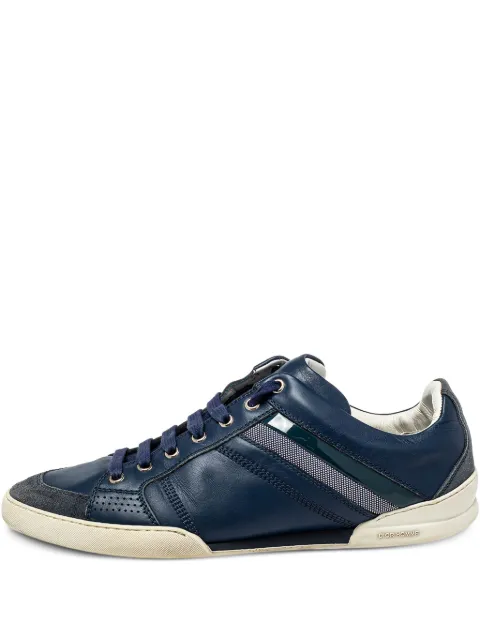 Christian Dior Pre-Owned leather-panelled sneakers