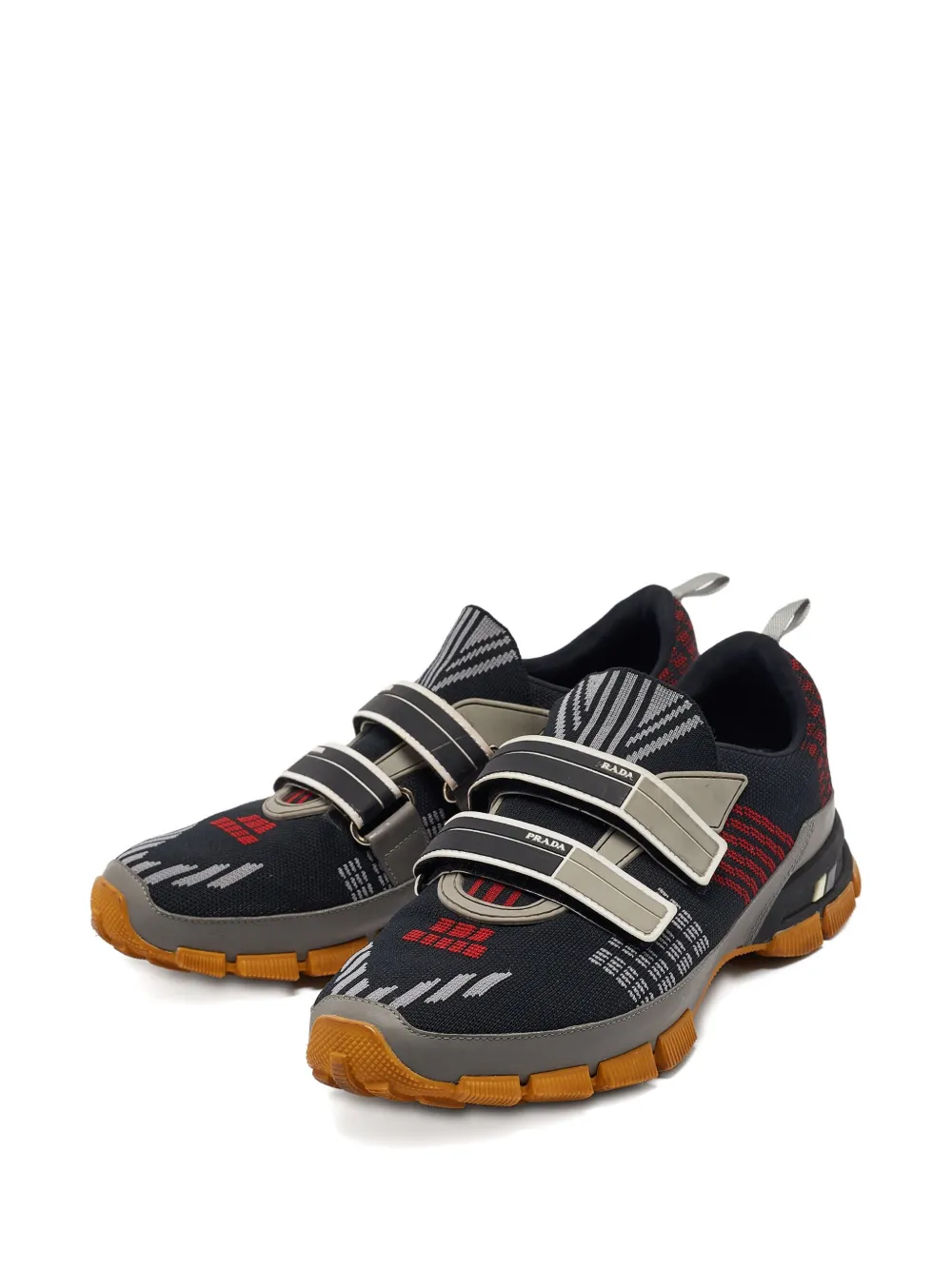 Prada Pre-Owned knitted-strap sneakers | Low-Tops | Image 2