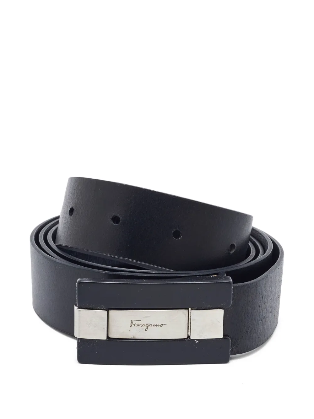 Ferragamo Pre-Owned cinturón con logo en la hebilla | negro | Image 1
