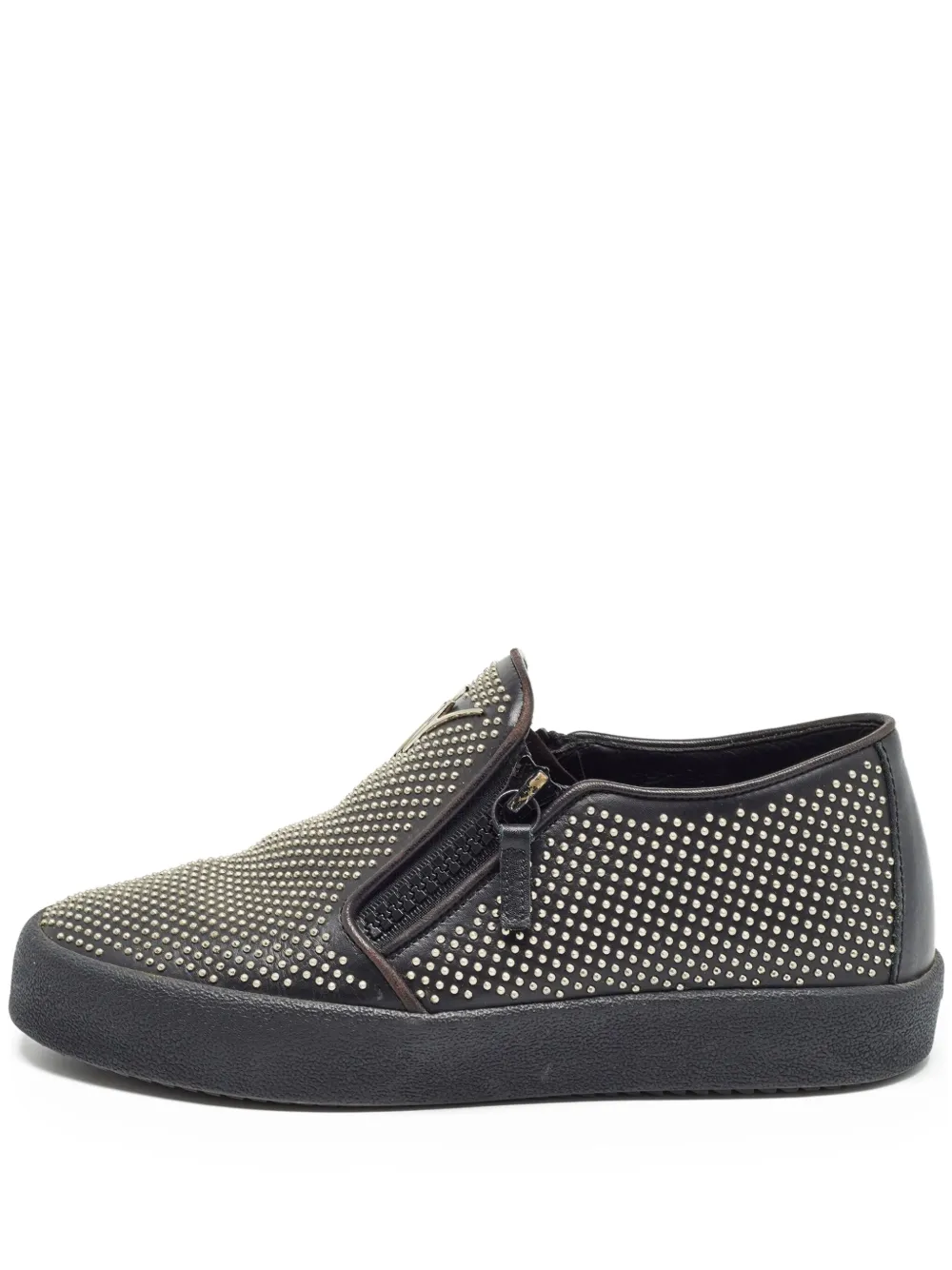 Giuseppe Zanotti Vintage stud-embellished sneakers | Black | Image 1