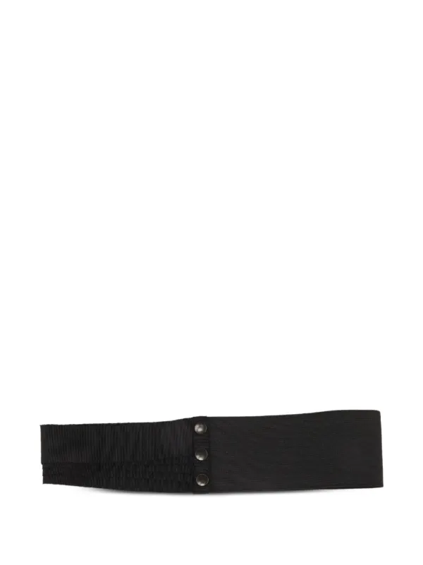 Lanvin Pre-owned Tonal-stitching Belt in Black
