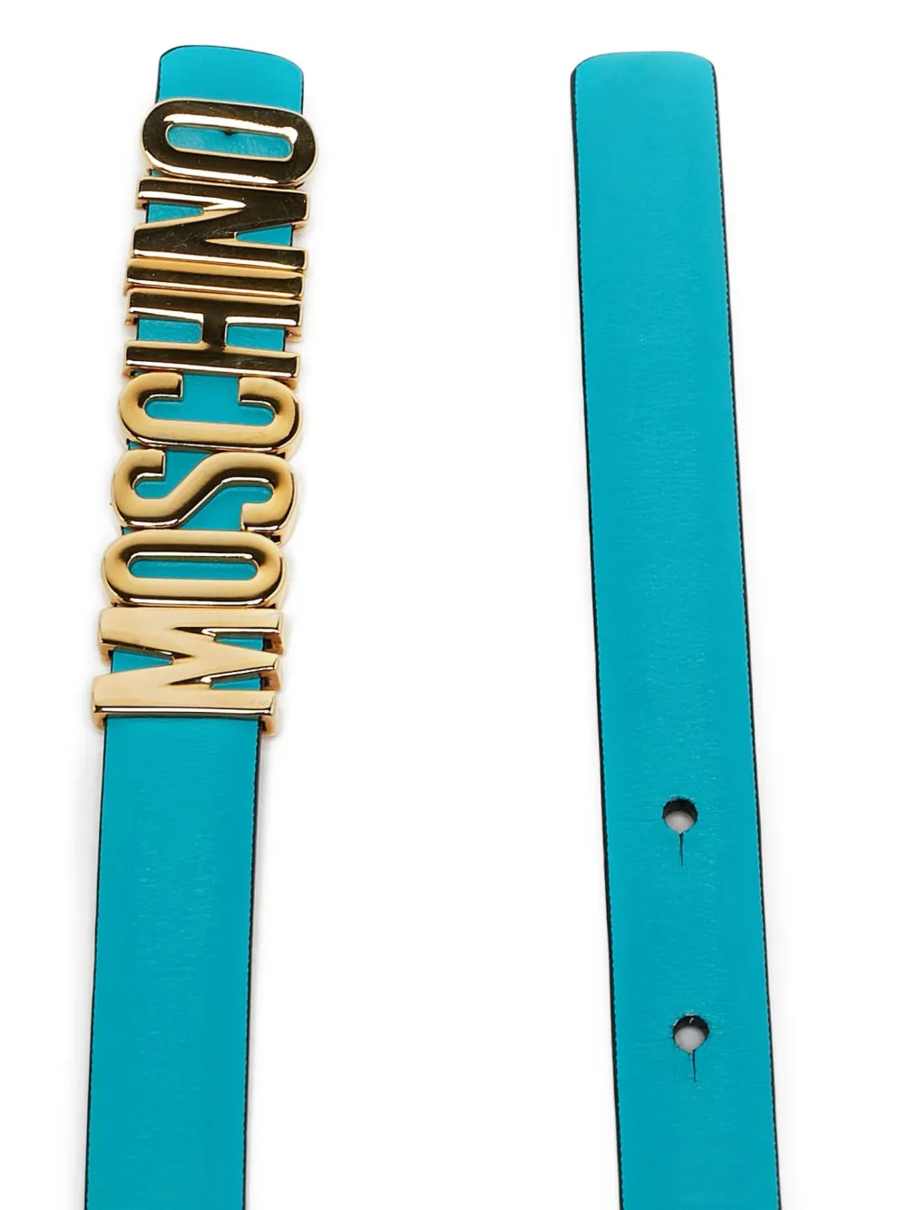 Moschino Pre-Owned logo-plaque belt | Image 2