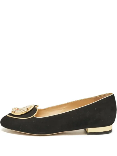 Charlotte Olympia decorative embroidered ballet flats