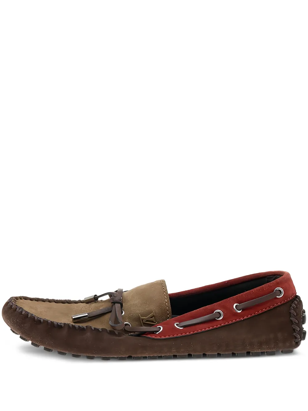 Louis Vuitton Pre-Owned mocassins en daim | marron | Image 1