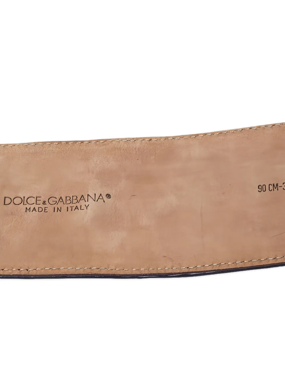 Dolce & Gabbana Pre-Owned Cintura in pelle lucida | Pre-owned | Image 4