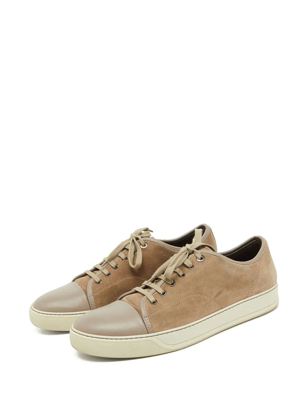 Lanvin Pre-Owned baskets en daim à empiècements | Image 2