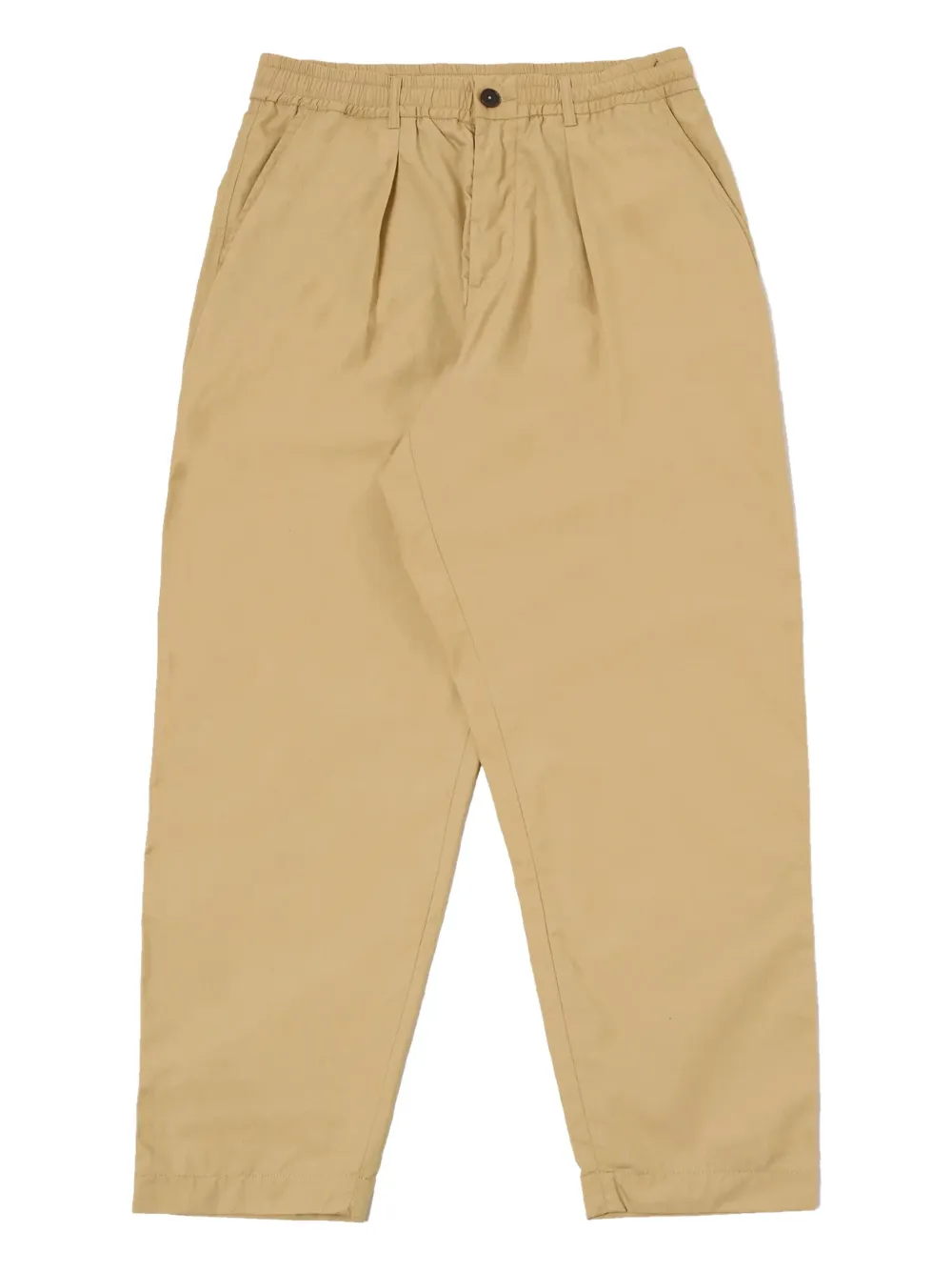 Universal Works pleated utility trousers | Neutrals | Image 1