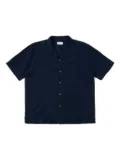 Universal Works short-sleeve button-up shirt - Blue