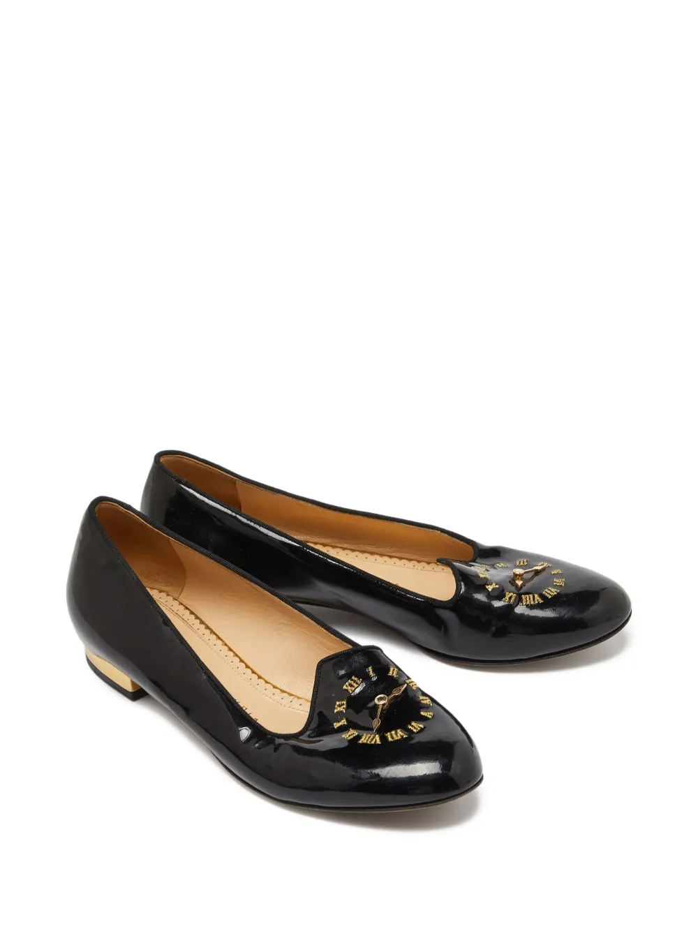 Charlotte Olympia Lakleren pumps Zwart