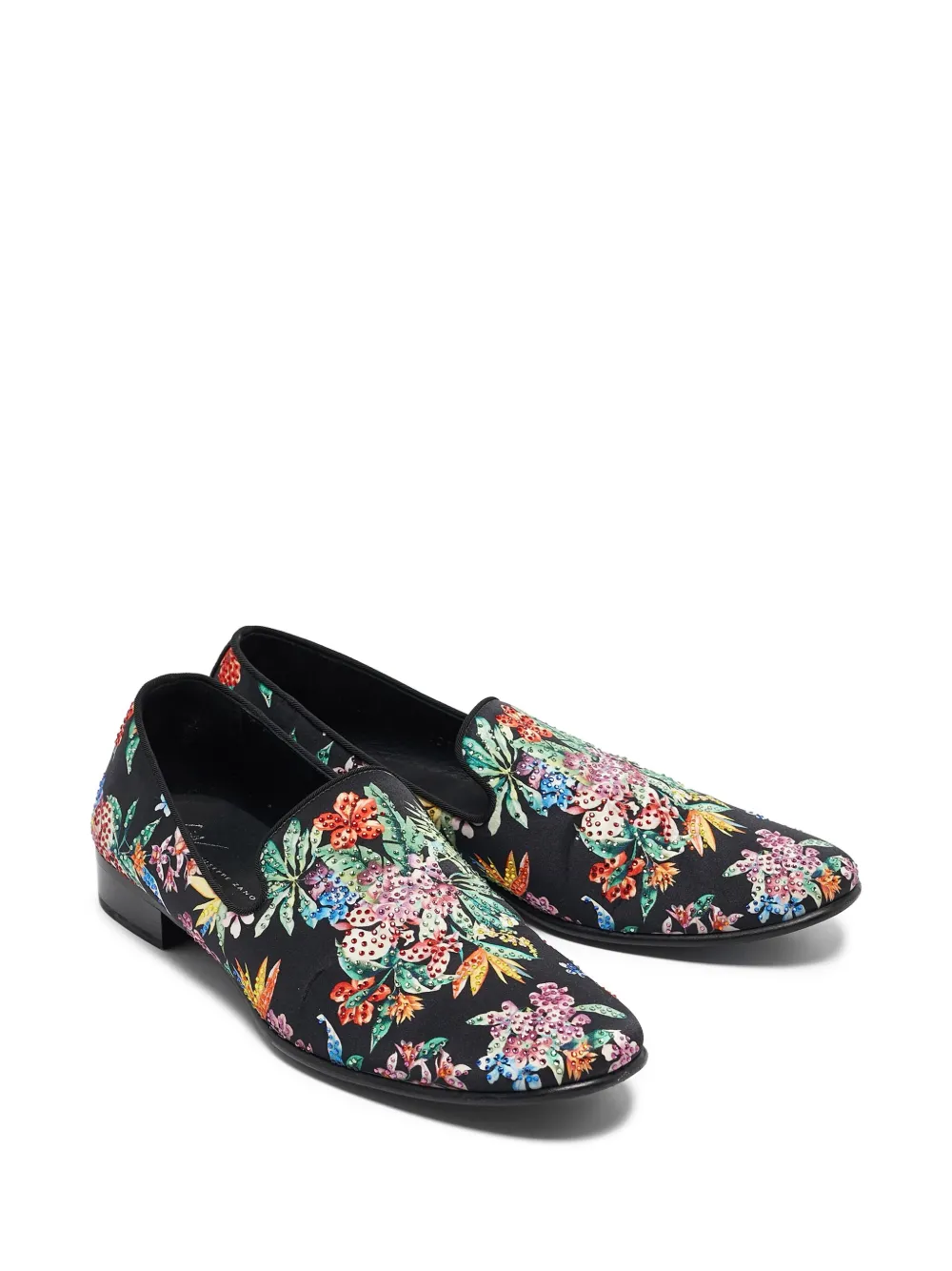 Giuseppe Zanotti Vintage floral-embroidered loafers | Image 2