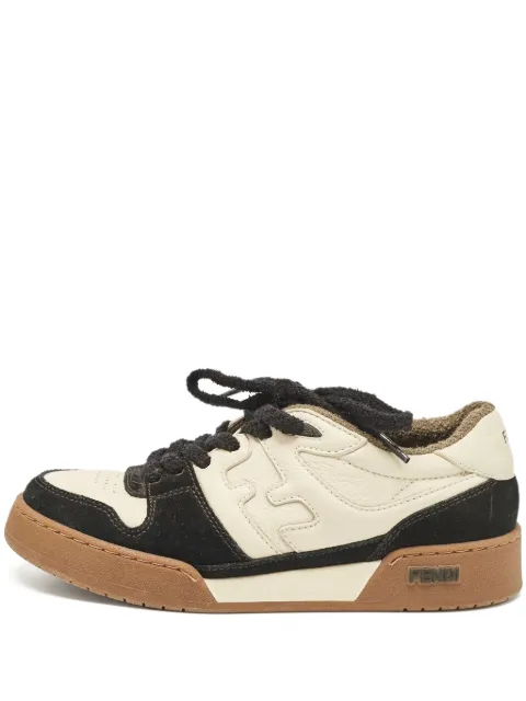 Fendi Pre-Owned contrast-panelled sneakers