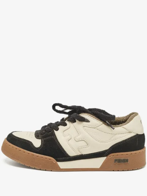 Fendi Pre-Owned contrast-panelled sneakers
