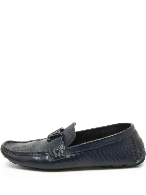 Louis Vuitton Pre-Owned LV-plaque loafers
