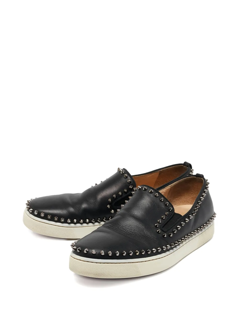 Christian Louboutin Pre-Owned leather slip-on sneakers | Image 2