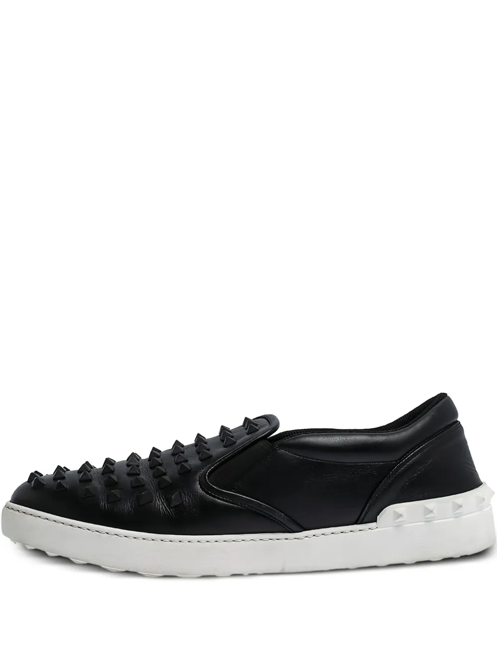 spike-embellished sneakers