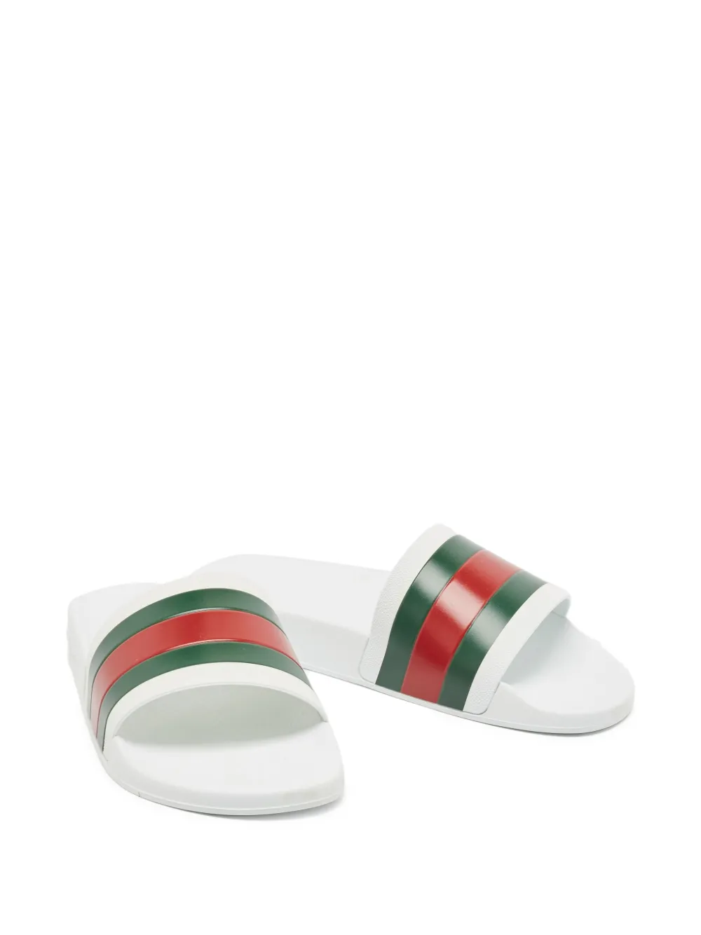 Gucci Pre-Owned Sandali slides con decorazione Web | Image 5