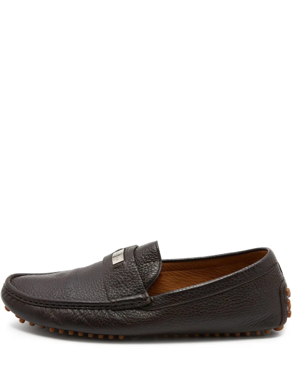 Gucci Pre-Owned leather loafers | Brown | Image 1
