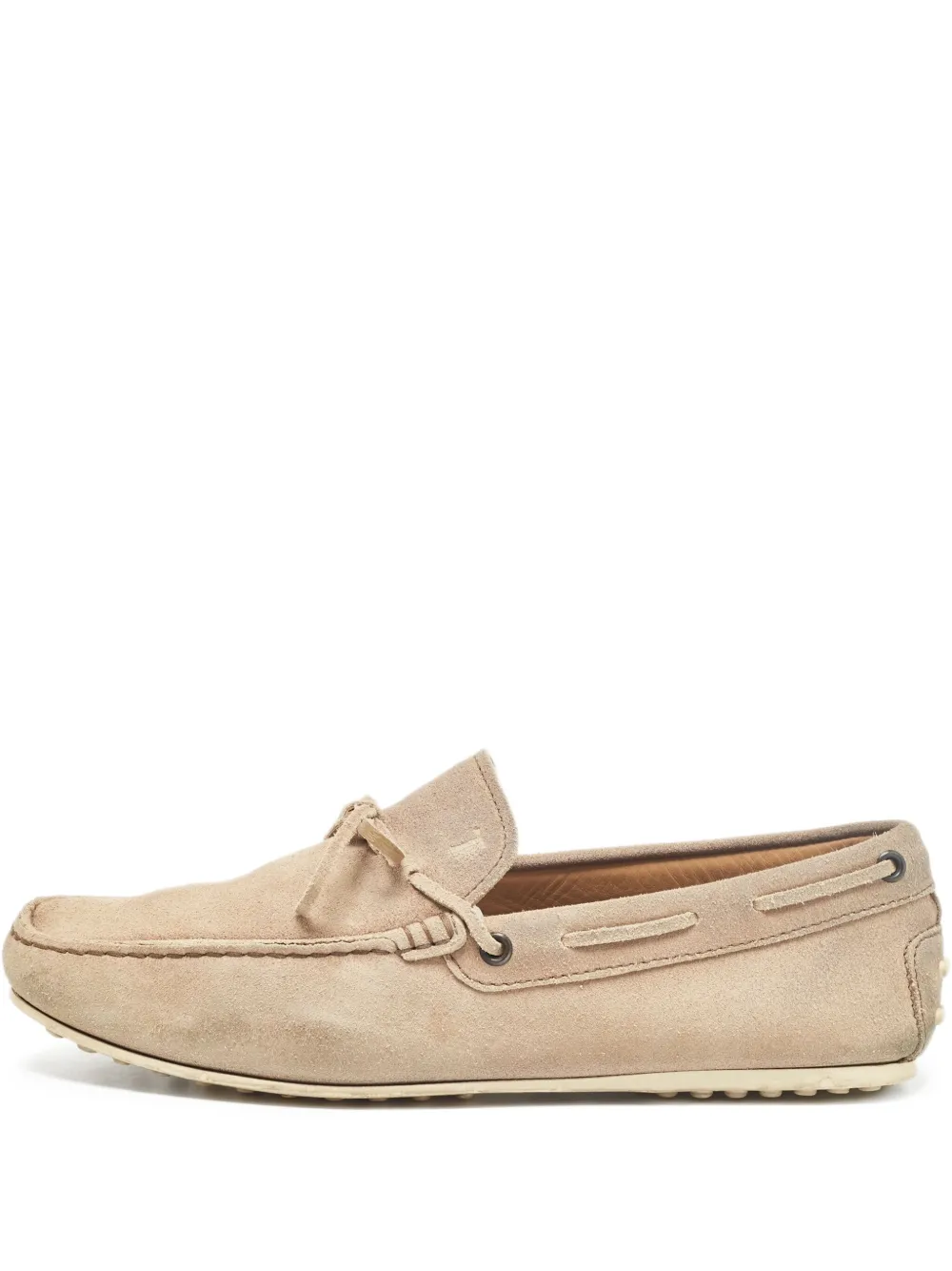 Tod's Vintage mocassins en daim pre-owned | tons neutres | Image 1