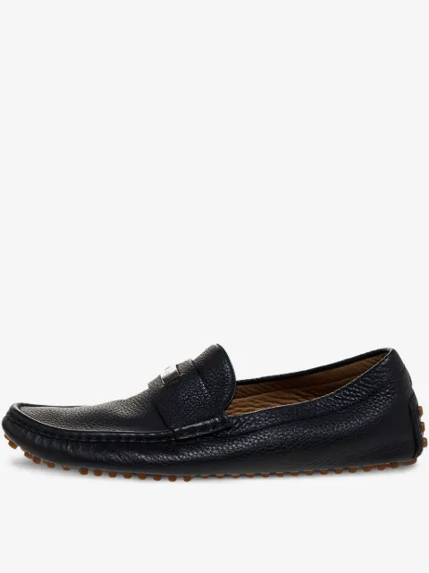 Gucci Pre-Owned 皮质乐福鞋（典藏款）