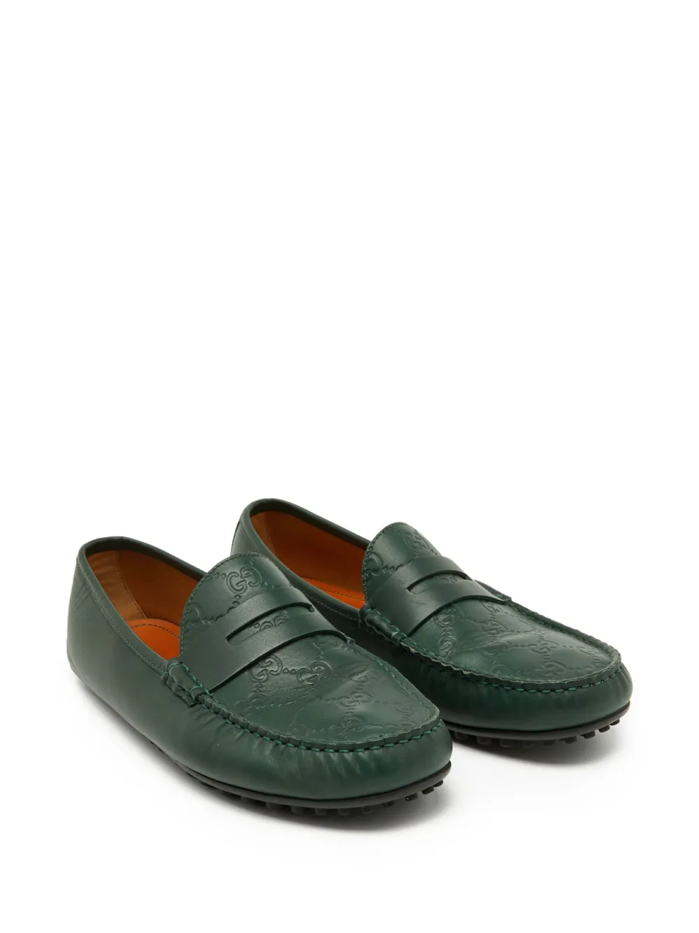 Gucci Pre-Owned mocasines con efecto en relieve | Image 2