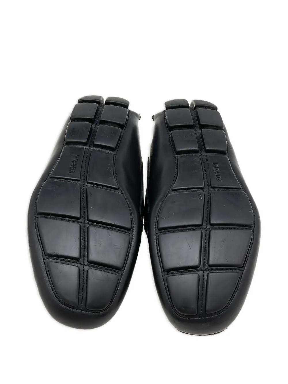 Prada Pre-Owned läderloafers med logotyp | Skor | Image 2