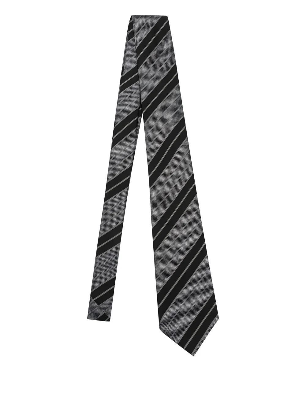 Saint Laurent cravate à rayures | gris | Image 1