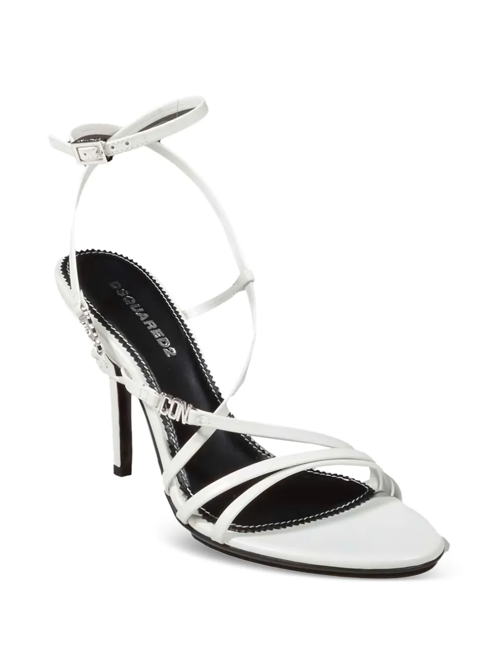 DSQUARED2 leather sandals White