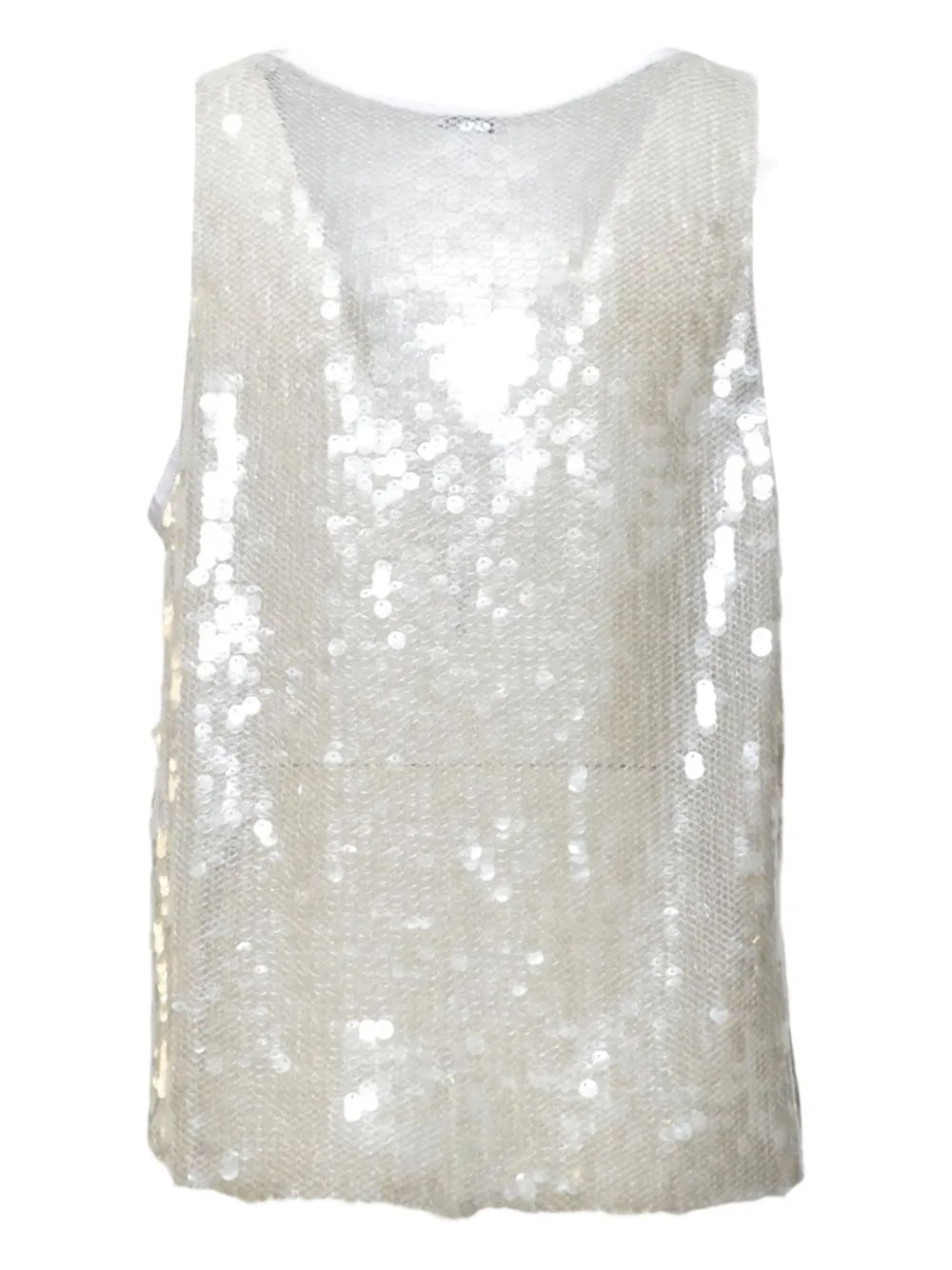 ASPESI sequinned sleeveless top | Vests & Tank Tops | Image 2