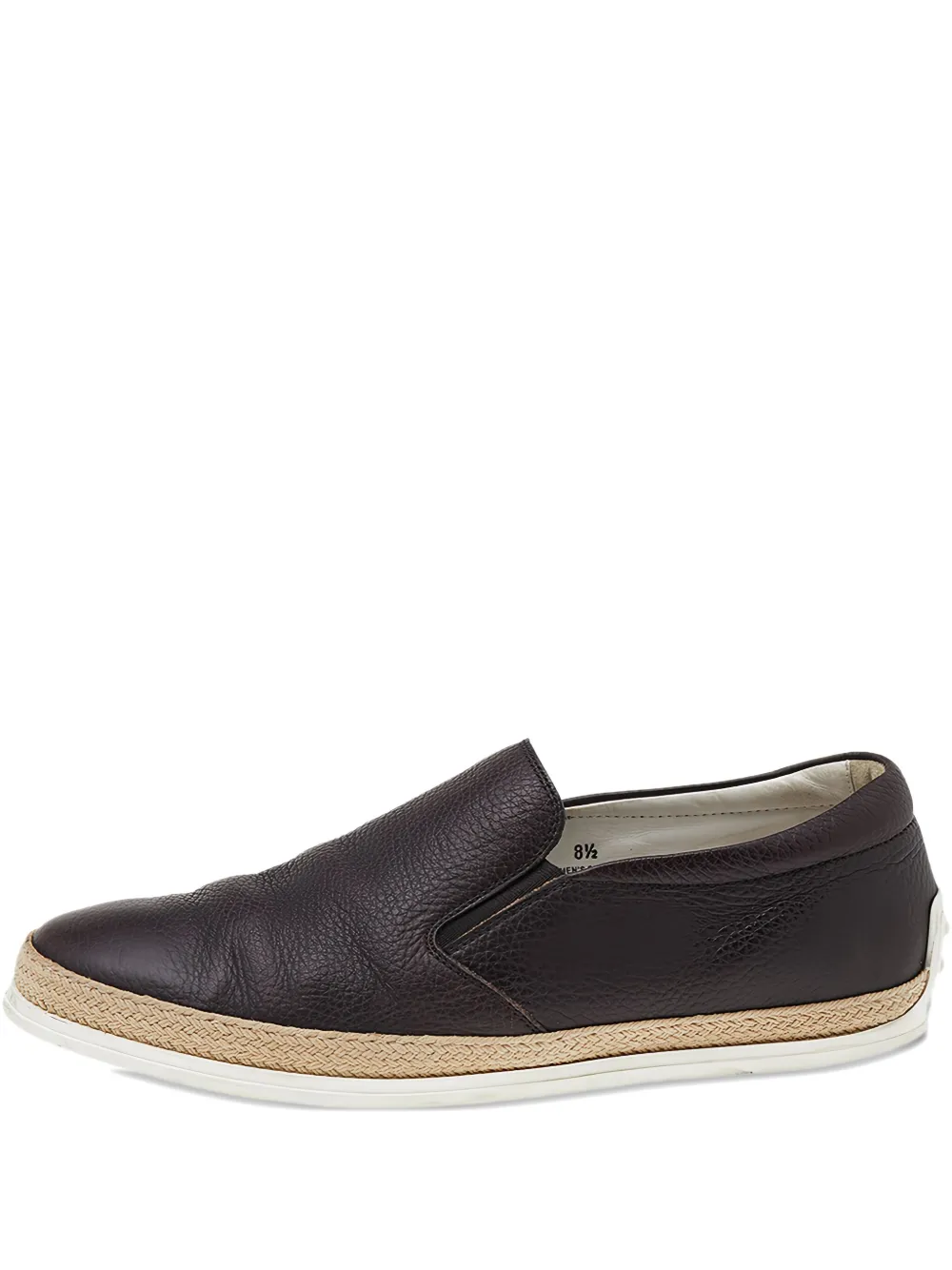 Tod's Vintage leather slip-on sneakers | Brown | Image 1