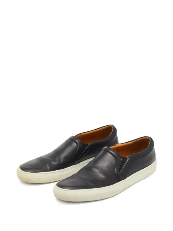 Givenchy Pre-Owned レザー スリッポンスニーカー | ブラック 