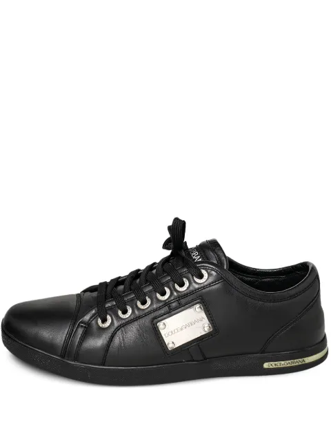 Dolce & Gabbana Pre-Owned tenis con placa del logo
