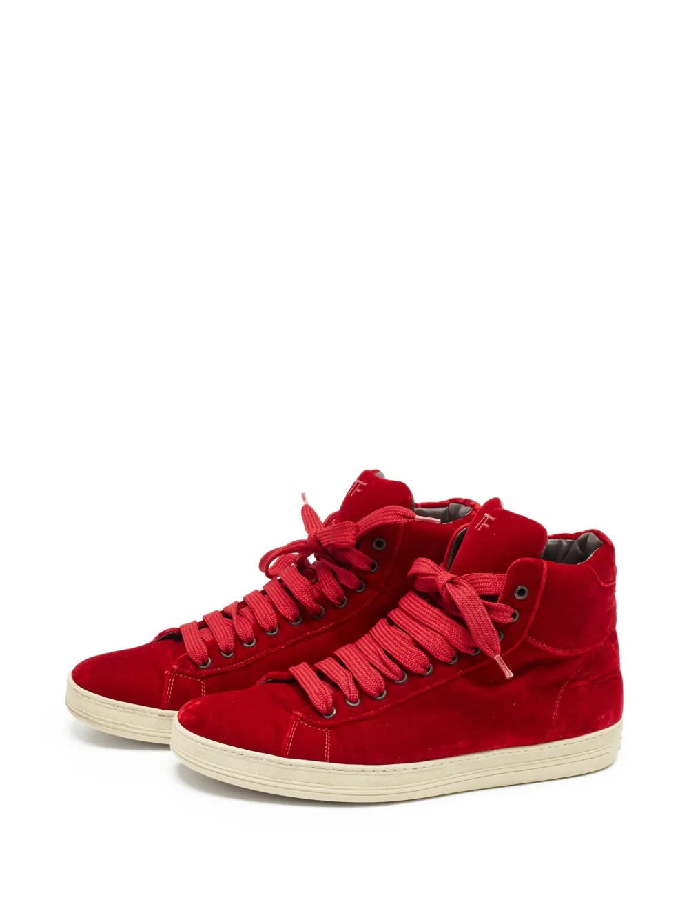 Tom Ford Vintage baskets montantes en velours | Image 2