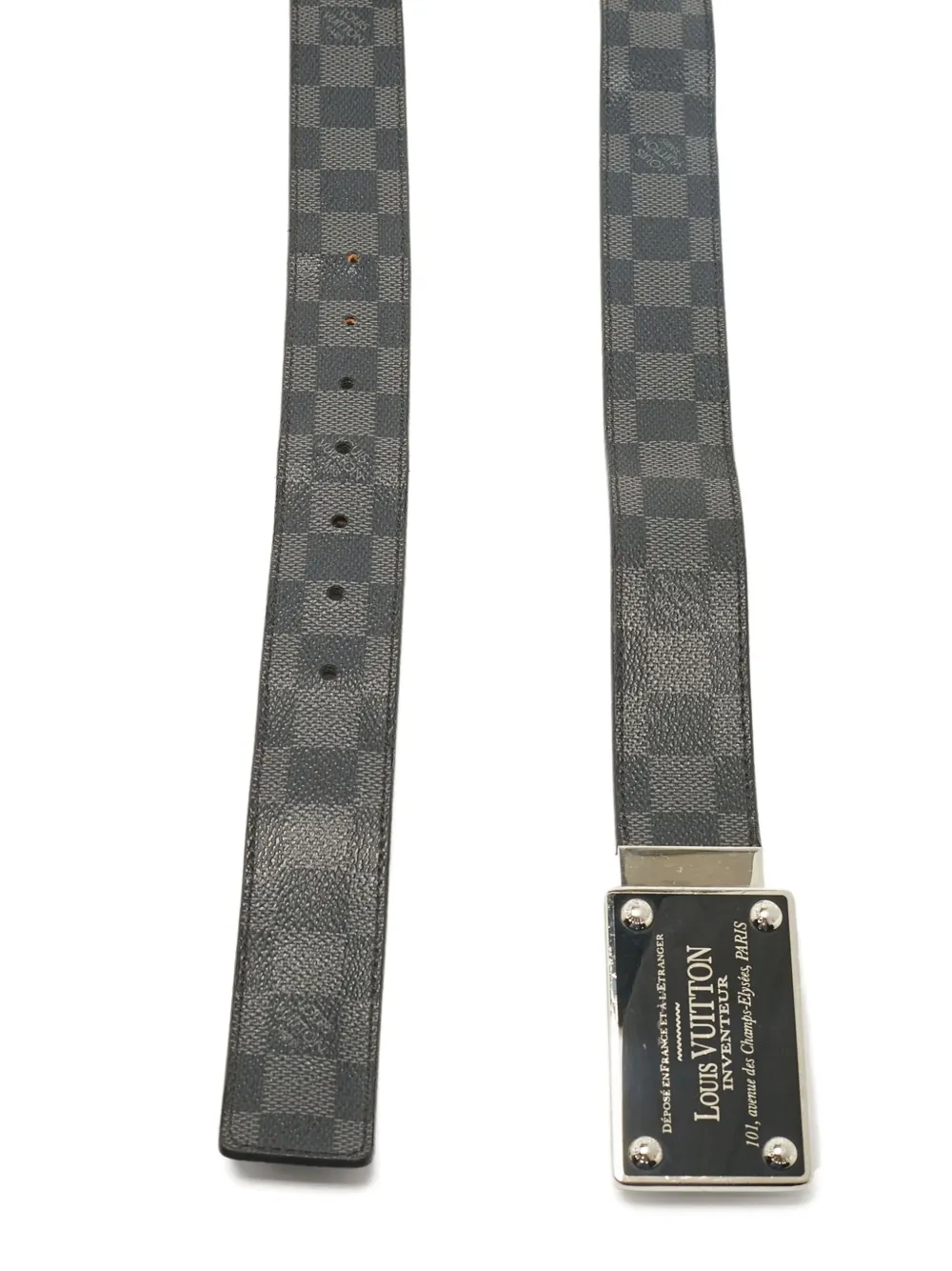 Louis Vuitton Pre-Owned Damier Graphite belt | Image 2