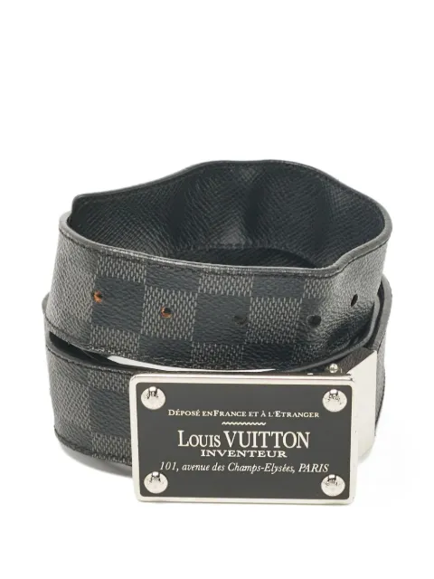 Louis Vuitton Pre-Owned Damier Graphite belt 