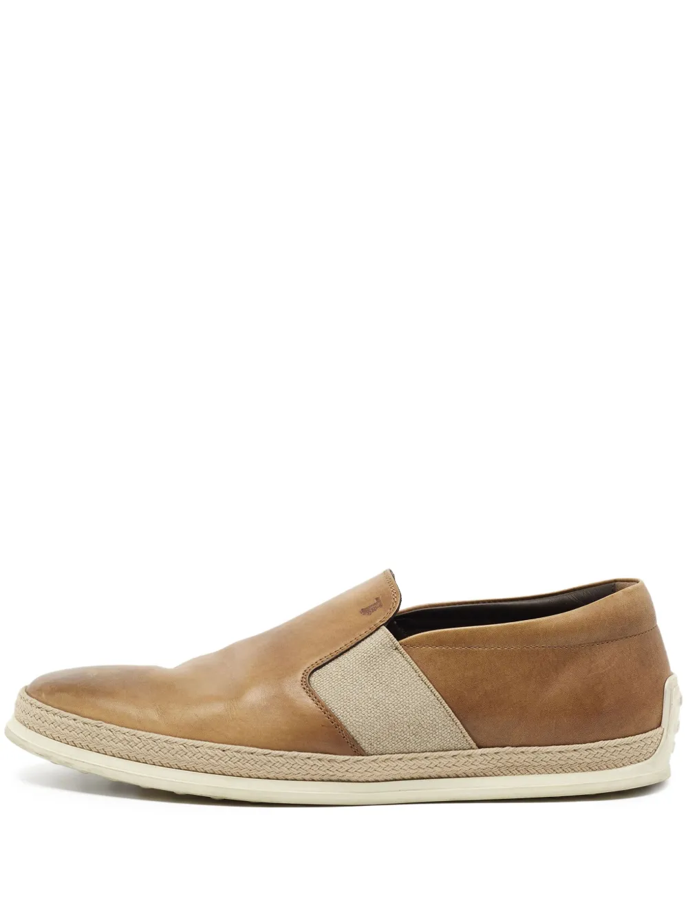 Tod's Vintage スリッポン エスパドリーユ - ブラウン Tod's Vintage スリッポン エスパドリーユ - ブラウン