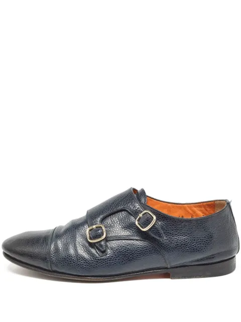 Santoni mocasines con doble T de archivo