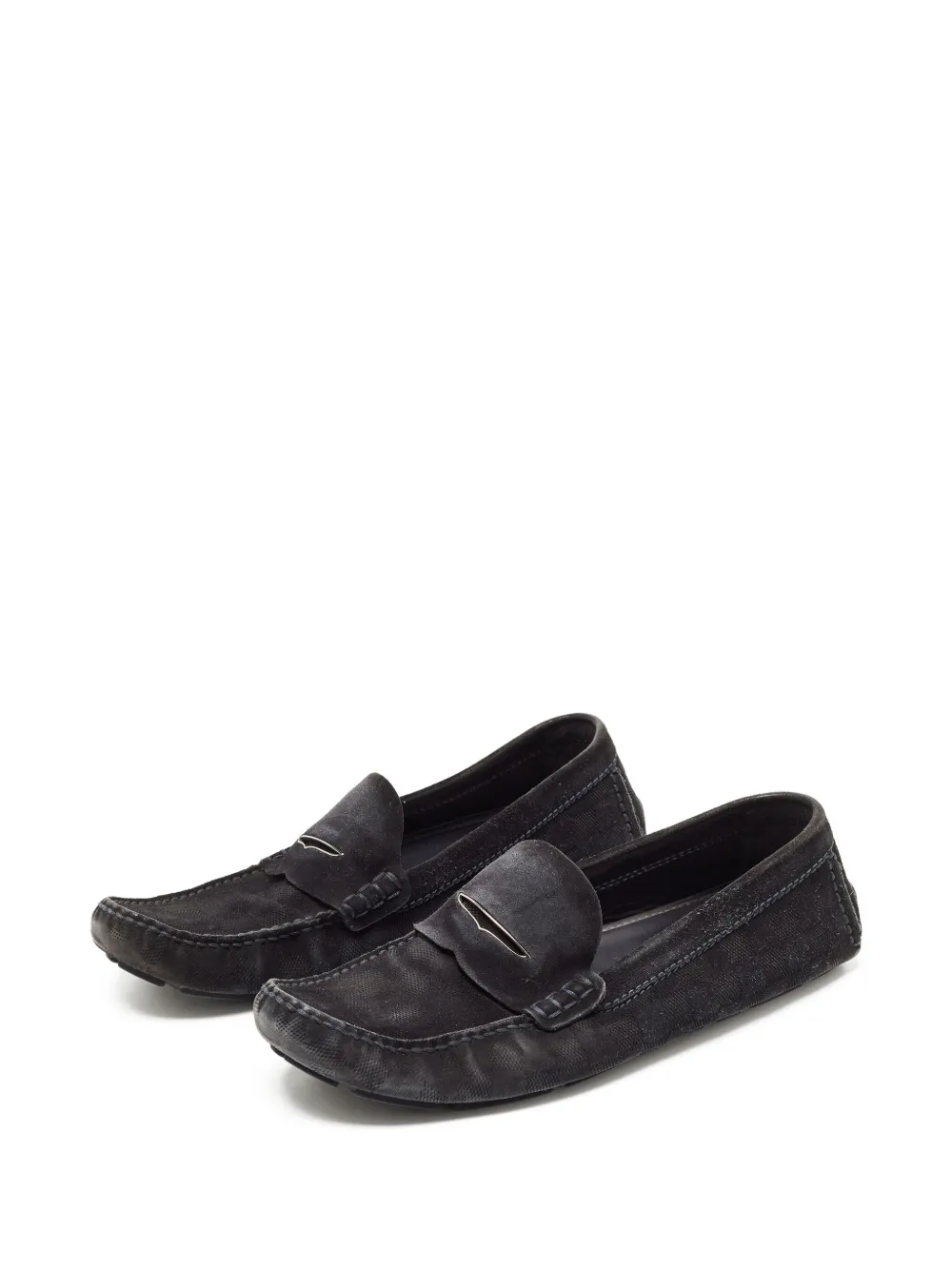 Louis Vuitton Pre-Owned mocassins en daim à entaille penny | Image 2