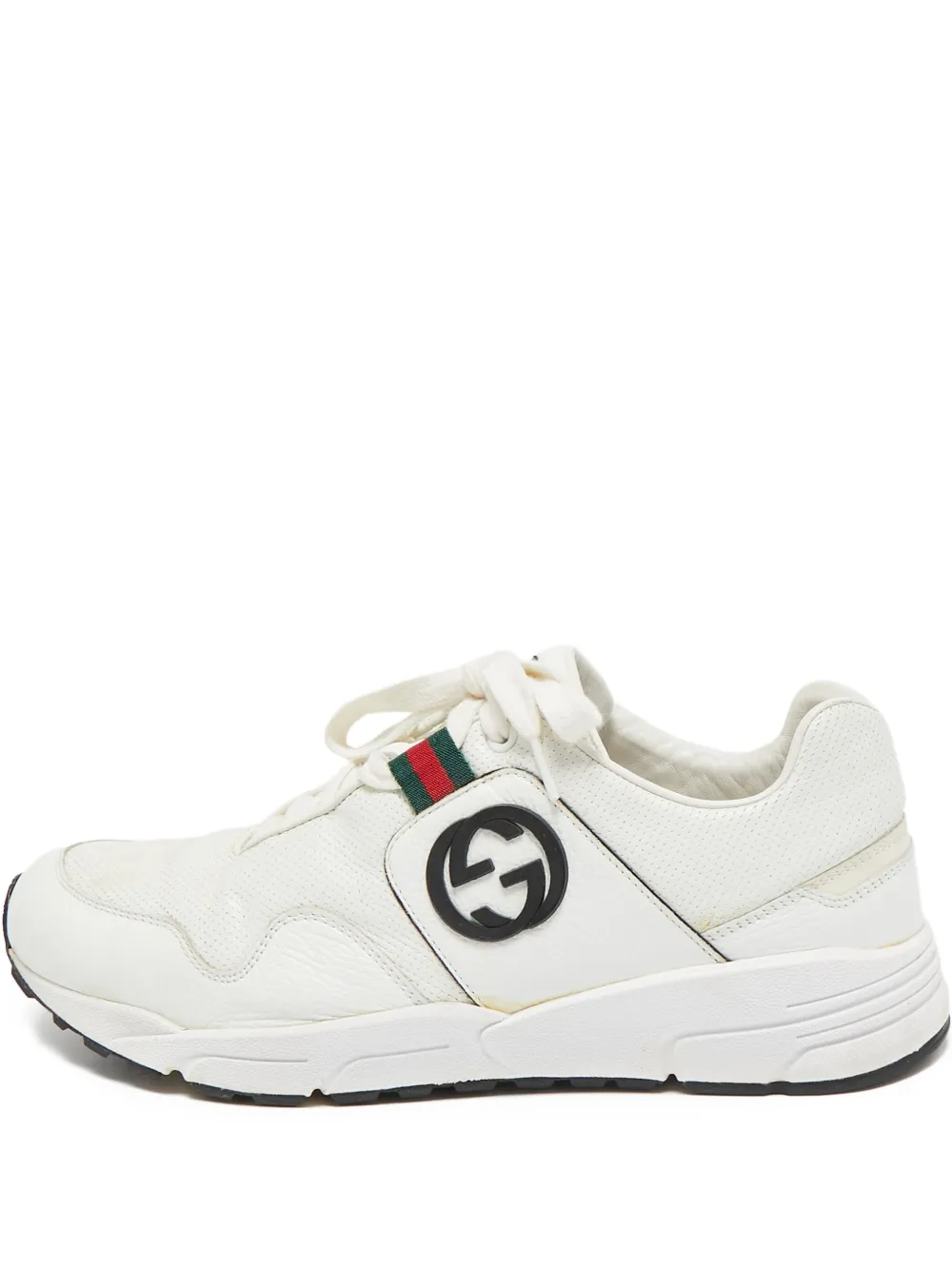 Gucci Pre-Owned mesh-panelled sneakers | White | Image 1