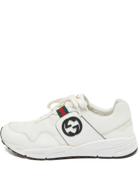 Gucci Pre-Owned tenis con paneles y malla