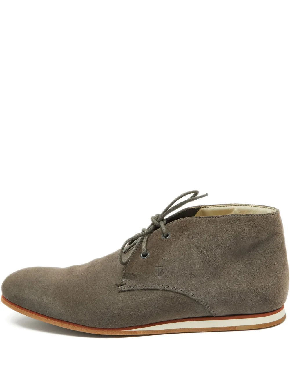 Tod's Vintage desert boots en daim | gris | Image 1