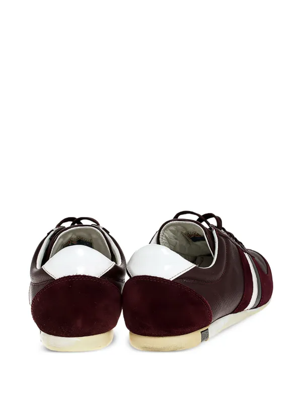 Dolce & Gabbana Pre-Owned ローカット レザースニーカー | レッド