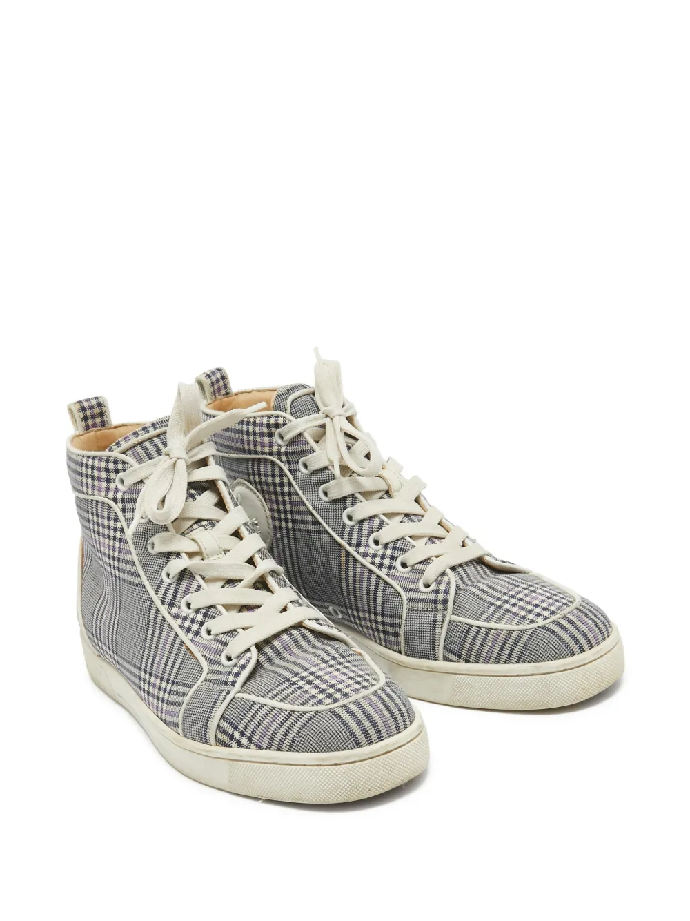 Christian Louboutin Pre-Owned checked sneakers | Image 2