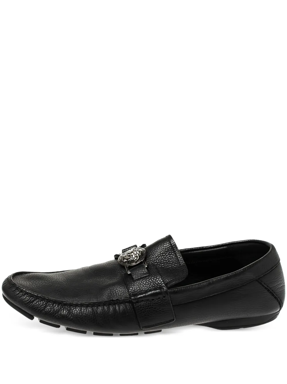 Versace Pre-Owned Medusa leather loafers | Black | Image 1