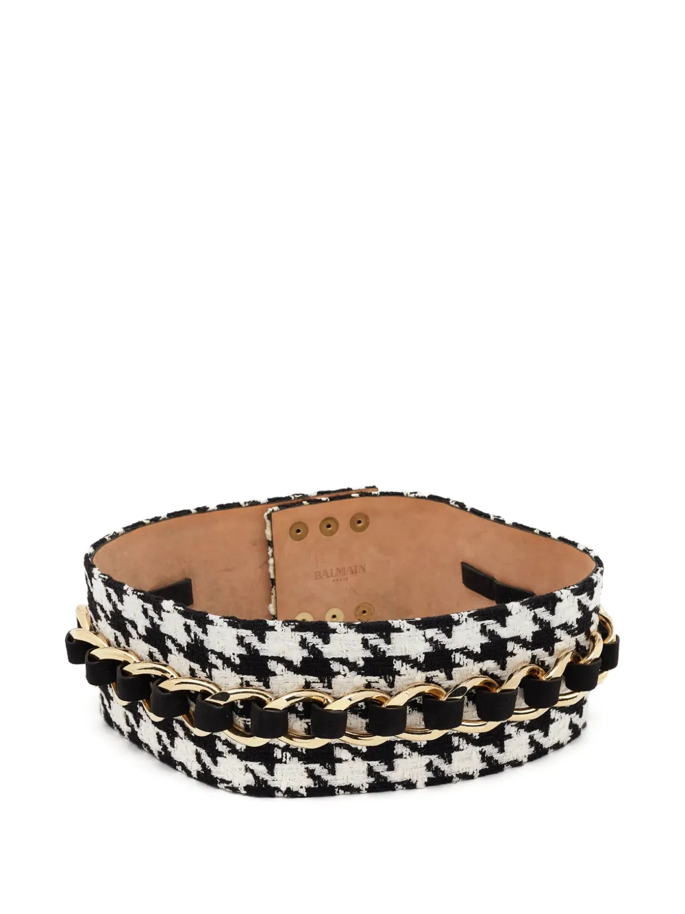 Balmain Pre-Owned houndstooth belt | Image 2