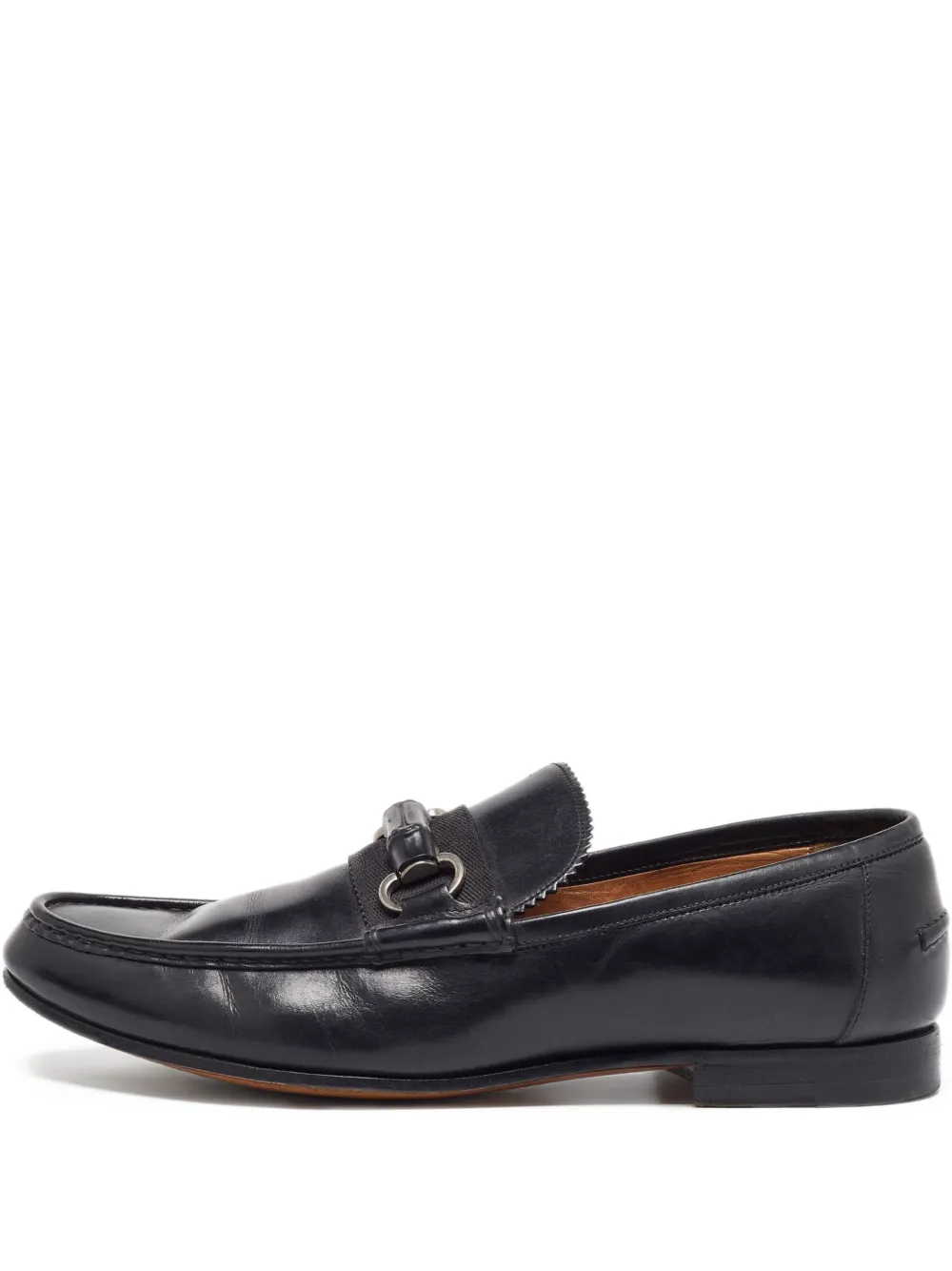 Gucci Pre-Owned バンブー ホースビット ローファー - ブラック Gucci Pre-Owned バンブー ホースビット ローファー - ブラック