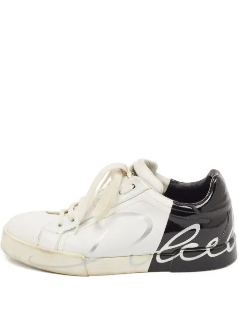 Dolce & Gabbana Pre-Owned tenis con agujetas
